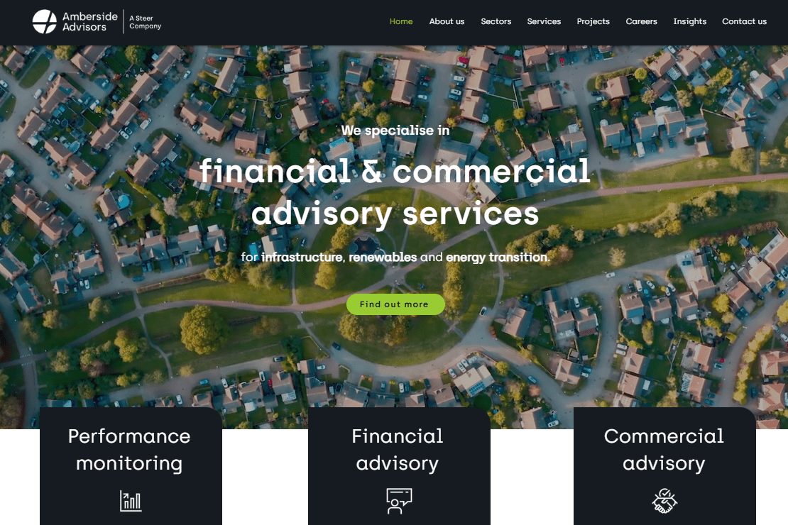 Amberside Advisors website