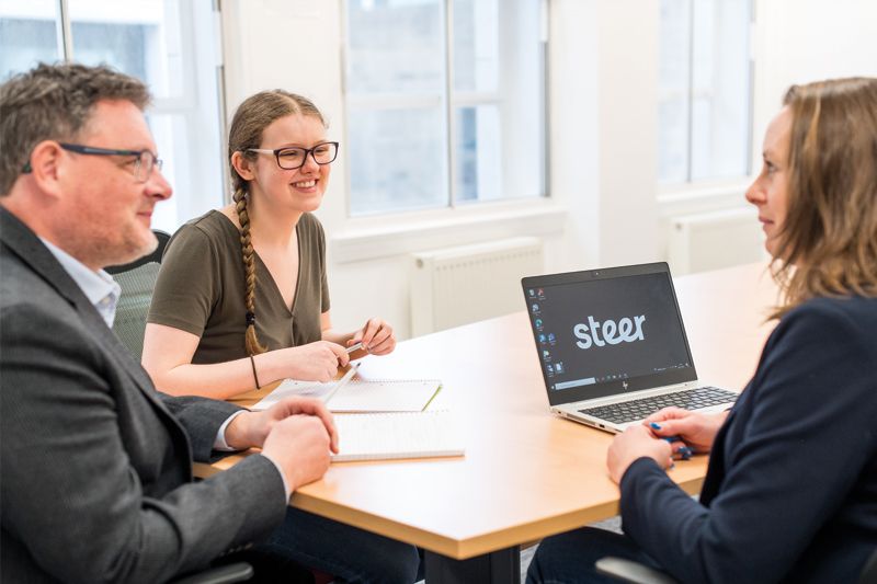 Steer employees