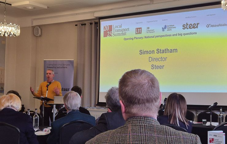 Simon Statham speaking at LTS